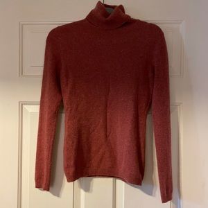 Garnet hill cashmere turtleneck sweater. Size XS